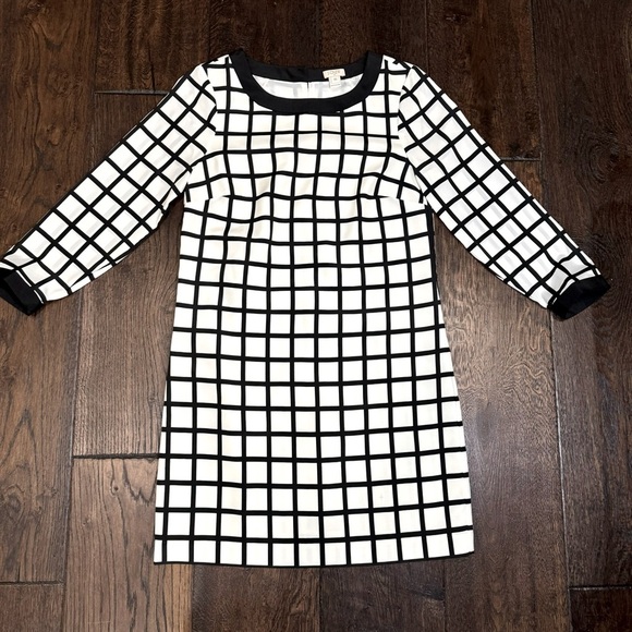 J. Crew Long Sleeve Shift Dress - Picture 1 of 4